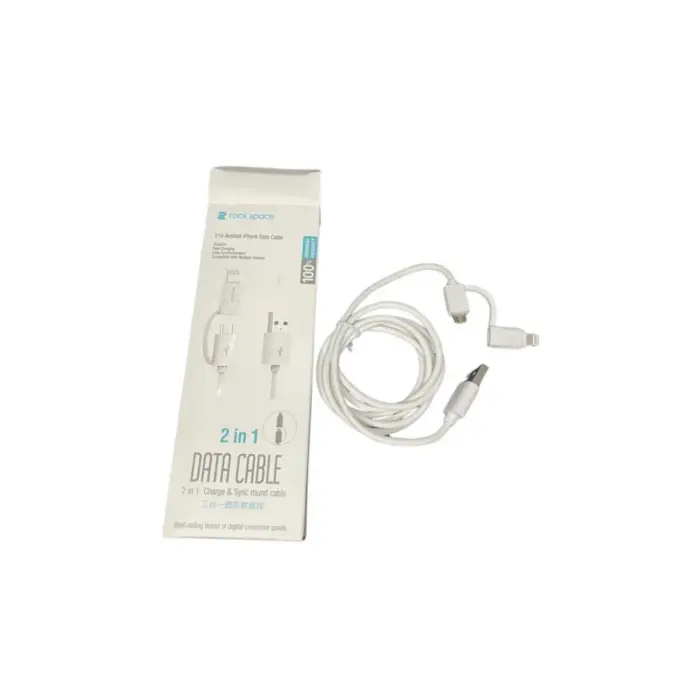 RockSpace Fast Charging Cable – iPhone & Android Compatible - Image 1