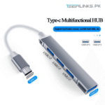 Type C 3.1 to USB Metal Hub 4 Port - Image 4