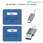 Type C 3.1 to USB Metal Hub 4 Port - Image 3