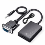 VGA to HDMI Converter Adapter – 1080P HD Video & Audio Support